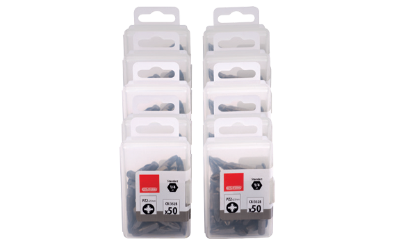 Ceta Form 500 Parça 1/4'' Pozidriv Bits Uç (Toptan Paketi) CB/352 (PZ2 x 25 mm) - CB/352BD
