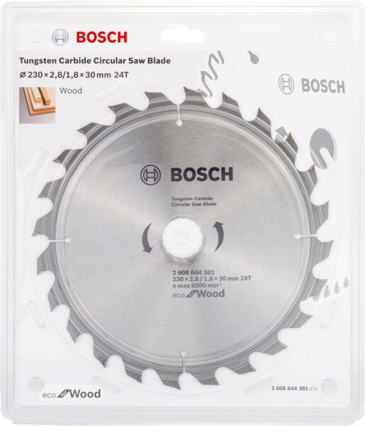 Bosch Ecow Daıre Test. Bıc. 230*30 Mm 24 D E 2608644381