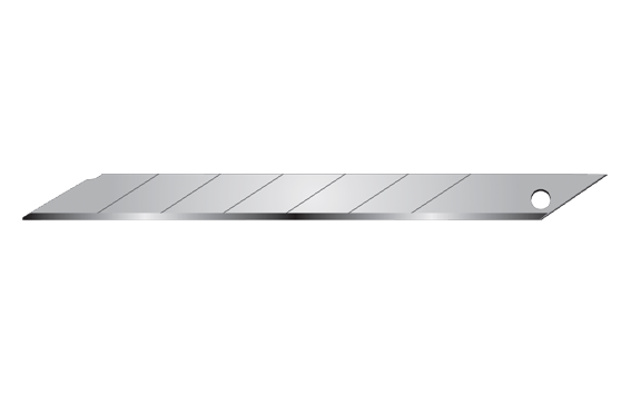 Ceta Form Maket Bıçağı Yedeği (Kretuar Tip) 9 mm (10'lu Paket) - J46-R/30