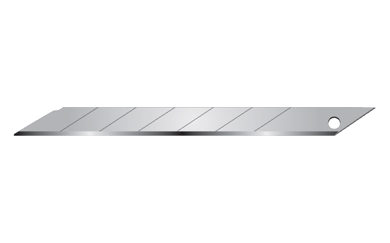 Ceta Form Maket Bıçağı Yedeği (Kretuar Tip) 9 mm (10'lu Paket) - J46-R/30