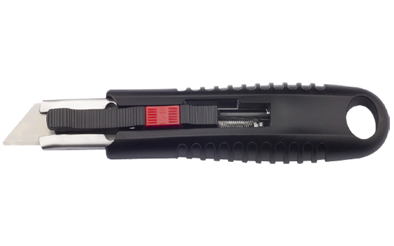 Ceta Form Emniyetli Maket Bıçağı (Otomatik Geri Çekme) - J47C-S