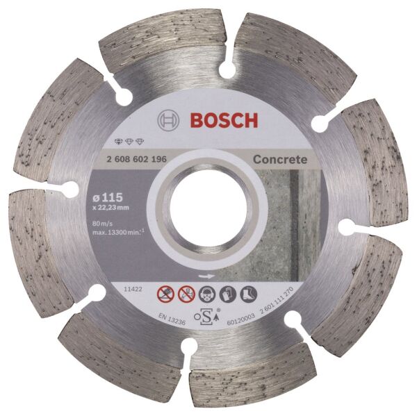 Bosch Elmas Kesme Dısk Sfconcrete 115*22,23Mm 2608602196