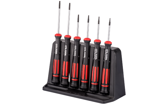 Ceta Form 6 Parça C-TRONIC Elektronikçi Tornavida Takımı - TORX (Pls. Organizerli) - H99-04-06