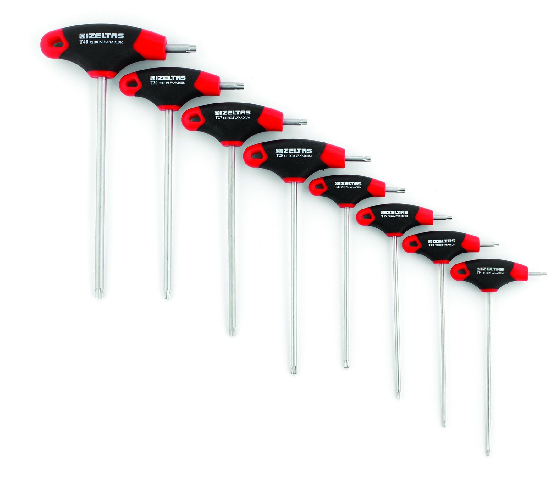 İzeltaş 8 Parça T Tipi Torx Allen Takımı 4909008108