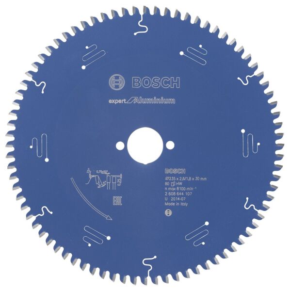 Bosch Exal Daıre Test. Bıc. 235*30 Mm 80 D E 2608644107