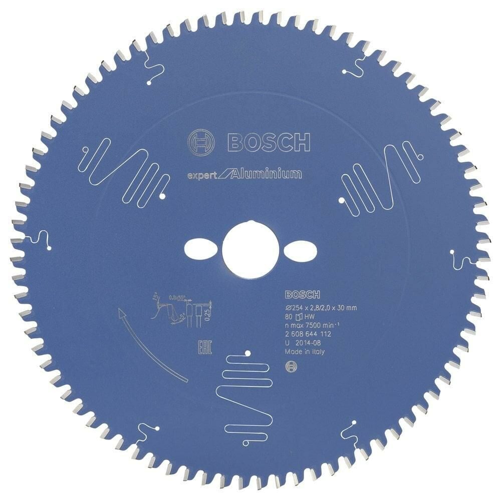 Bosch Exal Daıre Test. Bıc. 254*30 Mm 80 D G 2608644112