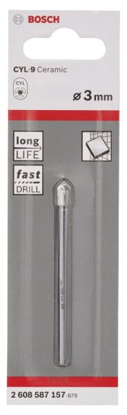 Bosch - cyl-9 Serisi Seramik Matkap Ucu 3*70 mm
