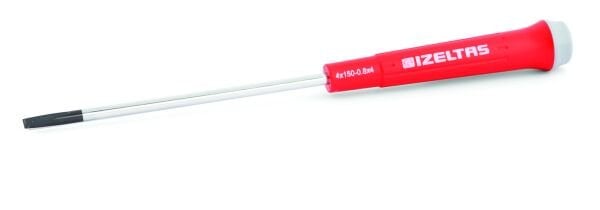 İzeltaş Elektronikçi Tip (Klemens) Düz Uçlu Tornavida 3 x 80 mm - 4500170380