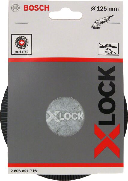 Bosch - X-LOCK - 125 mm Fiber Disk Sert Taban