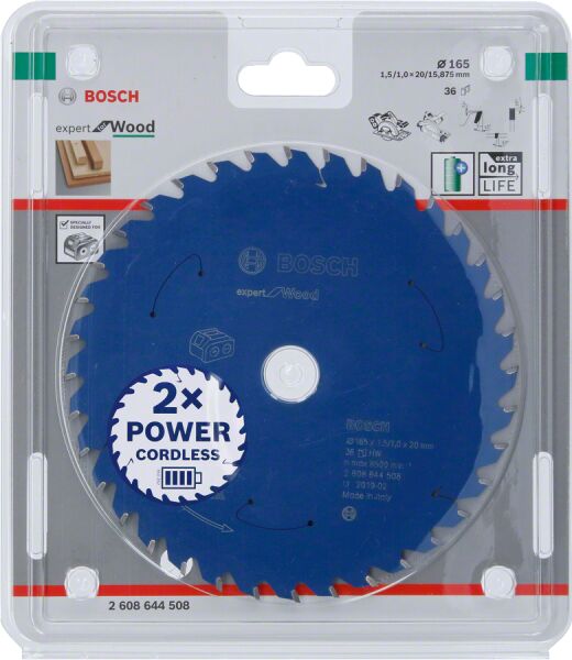Bosch Exw Daıre Test. Bıc. 160*20 Mm 36 D E/C 2608644508