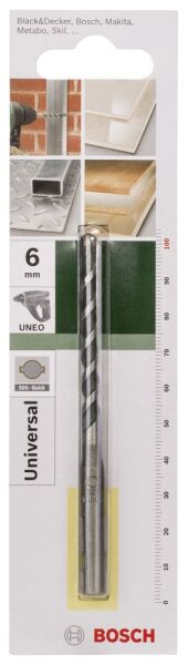 Bosch - SDS-Quick, Uneo için Çok Amaçlı Matkap Ucu 6*100 mm