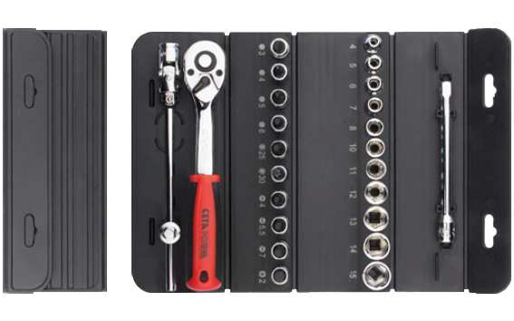 Ceta Form 25 Parça 1/4'' 6 Köşe Lokma Takımı (Pratik Çanta) - C00-25RH4