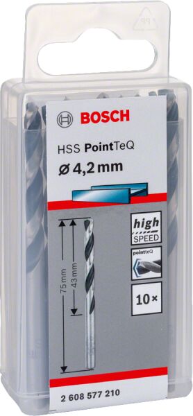 Bosch Hsspoıntteq Metal Matkap Ucu 4,2Mm 10 Lu 2608577210