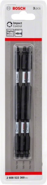 Bosch Impactc Vıdalama Cıft Uc T20*150Mm 3 Lu 2608522360