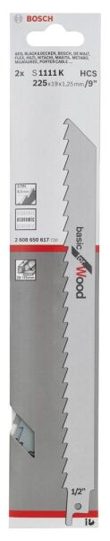 Bosch Panter Testere Bıçağı Basıcforwood S1111K 2 Lı 2608650617