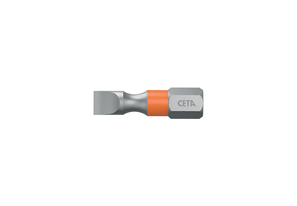 Ceta Form 1/4'' Düz Bits Uç (Renk Kodlamalı) 5.5 x 25 mm - CB/612TC