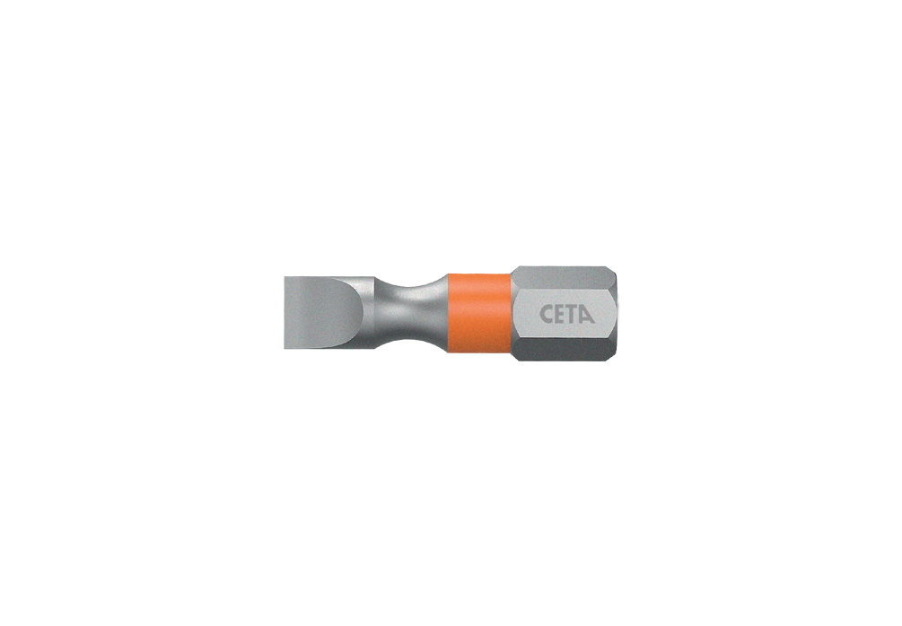 Ceta Form 1/4'' Düz Bits Uç (Renk Kodlamalı) 5.5 x 25 mm - CB/612TC