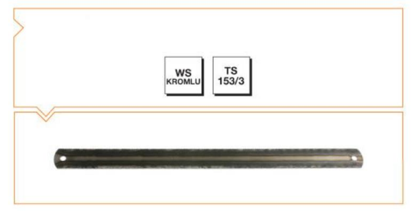 MTE El Testere Laması WS Kromlu Metal İçin 300x25x0,8 mm 18 Diş