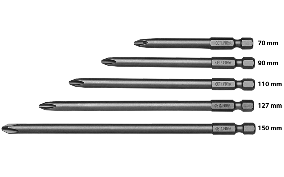 Ceta Form 1/4'' Yıldız Bits Uç PH1 x 70 mm - CB/701