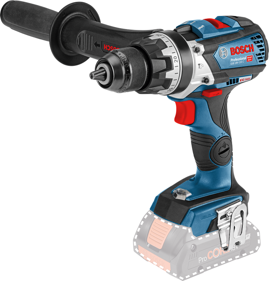 Bosch Professional GSB 18V-110 C Akülü Darbeli Delme Vidalama Makinesi - 06019G030A