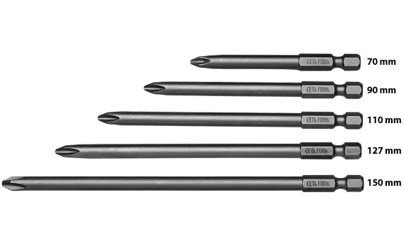 Ceta Form 1/4'' Yıldız Bits Uç PH3 x 70 mm - CB/703