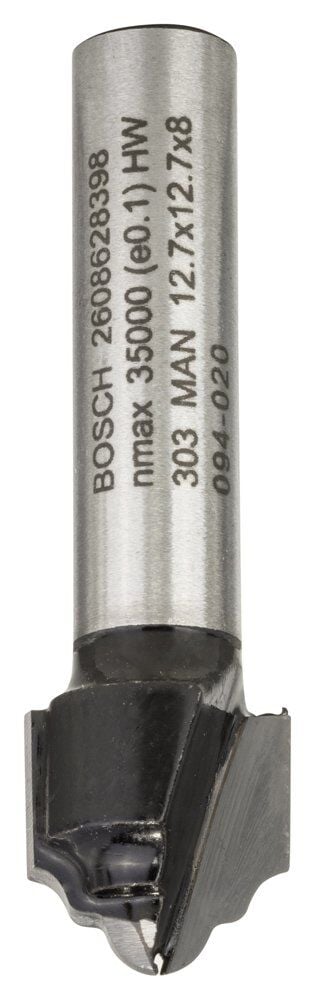 Bosch - Standard Seri Ahşap İçin Çift Oluklu Sert Metal Kenar Biçimlendirme Frezesi 8*12,7*46mm