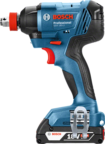 Bosch Professional GDX 180-Li Akülü Somun Sıkma Makinesi (2 x 2.0 Ah) - 06019G5223