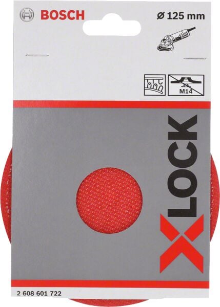 Bosch - X-LOCK - 125 mm M14 Kağıt Zımparalar için Taban