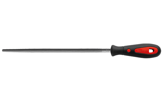 Ceta Form Yuvarlak Eğe (Orta Diş) 10'' - 250 mm (Ergonomik Saplı) - J57-210H