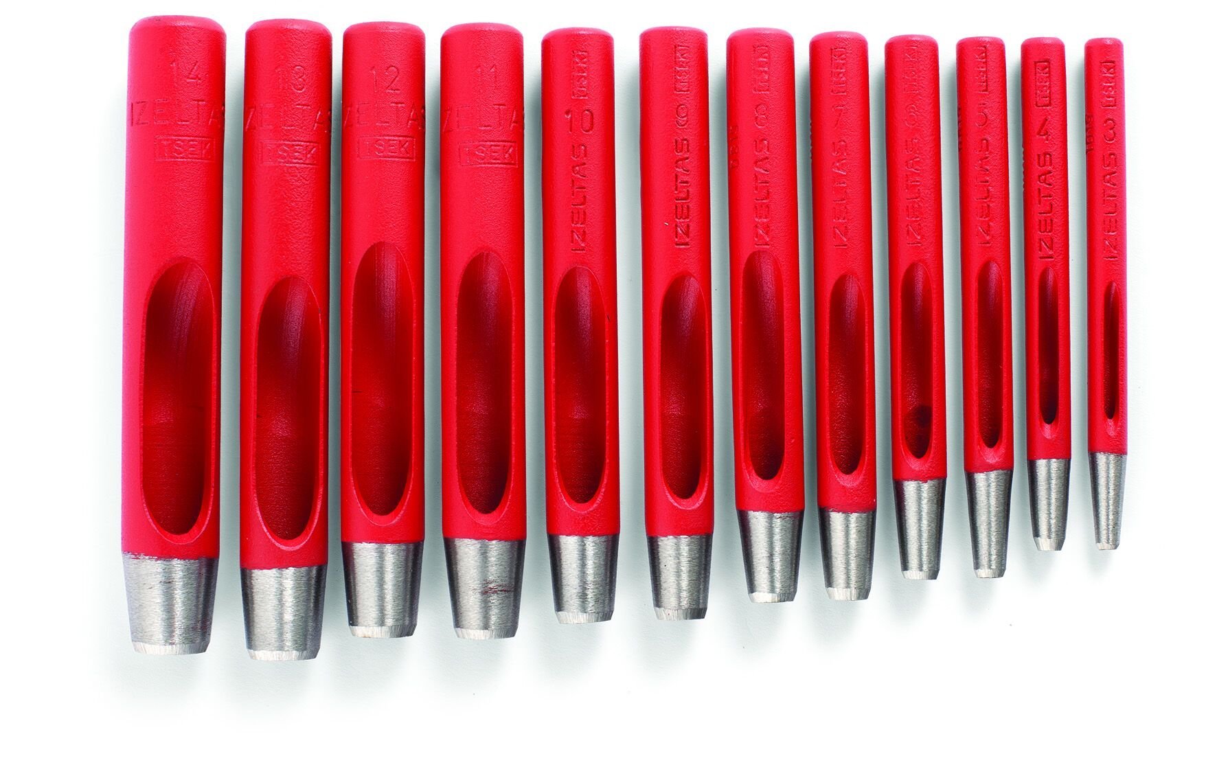 İzeltaş 10 Parça Kayış Zımba Takımı - 5700002110