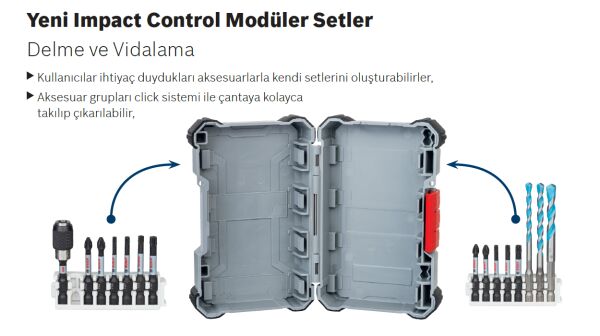 Bosch - Impact Control Serisi Çift Taraflı Vidalama Ucu 8'li PH2 *65mm