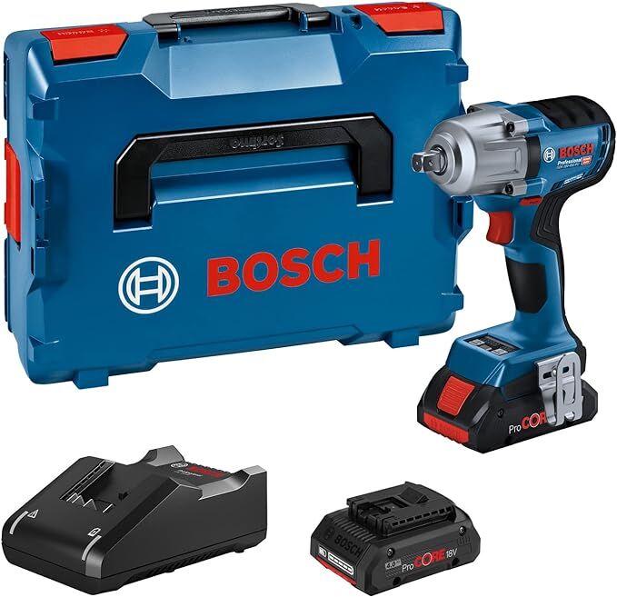 Bosch Professional GDS 18V 450 PC Akülü Somun Sıkma Makinesi (2 x 4.0 Ah) - 06019K4102