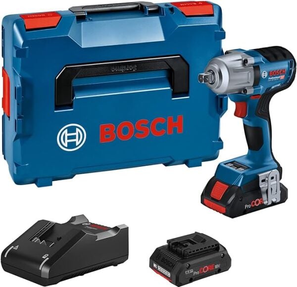 Bosch Professional GDS 18V 450 PC Akülü Somun Sıkma Makinesi (2 x 4.0 Ah) - 06019K4102