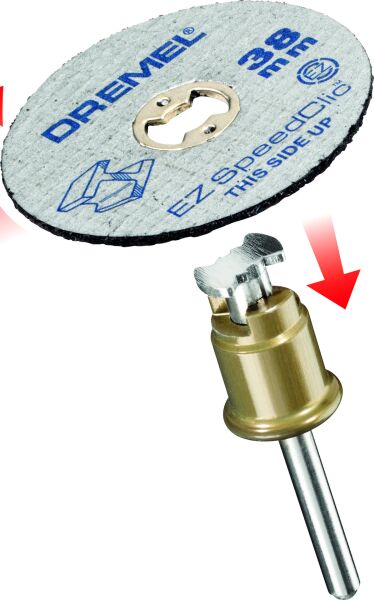 DREMEL® EZ SpeedClic Metal Kesme Diskleri (SC456) (5'li Paket) - 2615S456JC