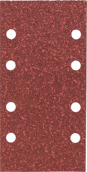 Bosch - Titreşimli Zımpara Kağıdı 10'lu, 93 x 185 mm 40 Kum 8 Delik