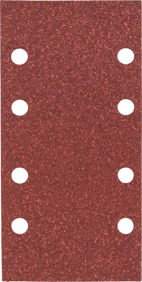 Bosch - Titreşimli Zımpara Kağıdı 10'lu, 93 x 185 mm 60 Kum 8 Delik
