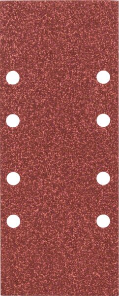 Bosch - Titreşimli Zımpara Kağıdı 10'lu, 93 x 230 mm 60 Kum 8 Delik