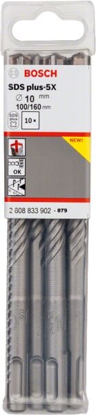 Bosch Sds-Plus-5X K-Delıcı Ucu 10*160 Mm 10 Lu 2608833902
