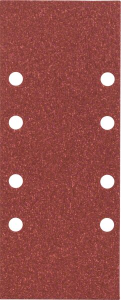 Bosch - Titreşimli Zımpara Kağıdı 10'lu, 93 x 230 mm 80 Kum 8 Delik