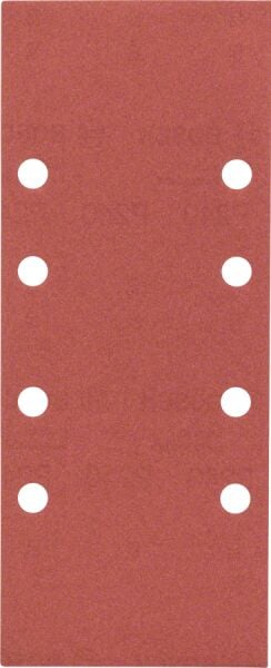 Bosch - Titreşimli Zımpara Kağıdı 10'lu, 93 x 230 mm 240 Kum 8 Delik