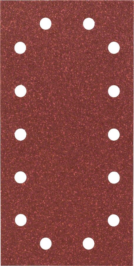 Bosch - Titreşimli Zımpara Kağıdı 10'lu, 115 x 230 mm 60 Kum 14 Delik