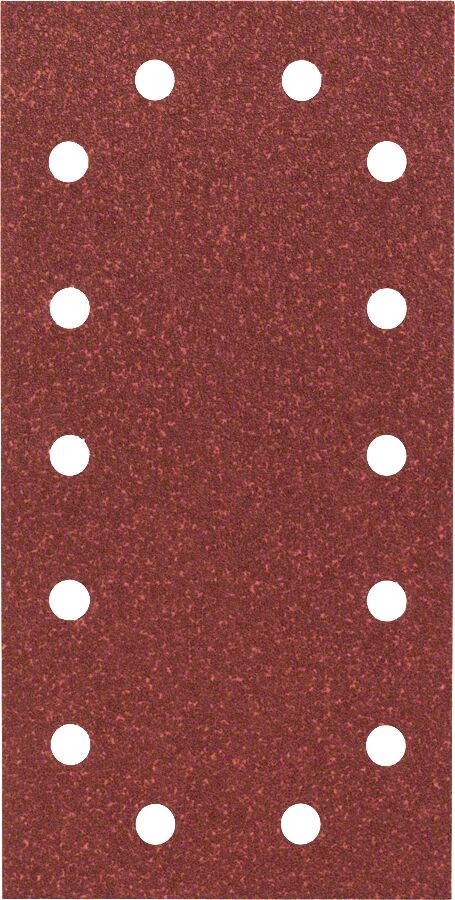 Bosch - Titreşimli Zımpara Kağıdı 10'lu, 115 x 230 mm 60 Kum 14 Delik