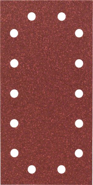 Bosch - Titreşimli Zımpara Kağıdı 10'lu, 115 x 230 mm 60 Kum 14 Delik