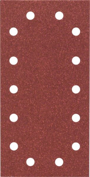 Bosch - Titreşimli Zımpara Kağıdı 10'lu, 115 x 230 mm 80 Kum 14 Delik