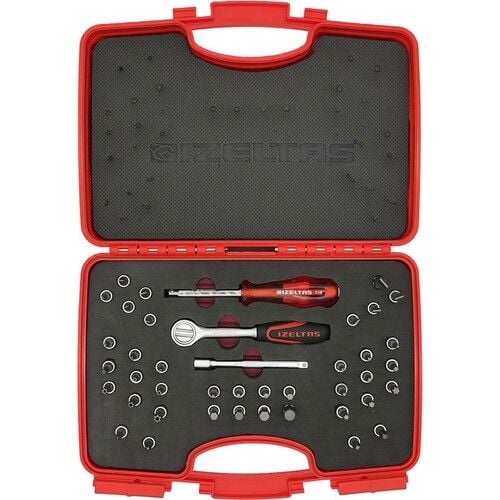 İzeltaş 42 Parça 1/4'' Bits Uçlu Lokma Takımı - 1107001042