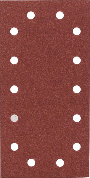 Bosch - Titreşimli Zımpara Kağıdı 10'lu, 115 x 230 mm 120 Kum 14 Delik