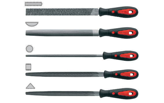 Ceta Form 5 Parça Eğe Takımı (Kalın Diş - Kombinasyon B) - J72-0851B