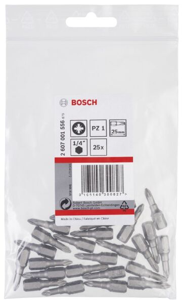 Bosch - Extra Hard Serisi Vidalama Ucu PZ 1*25 mm 25'li