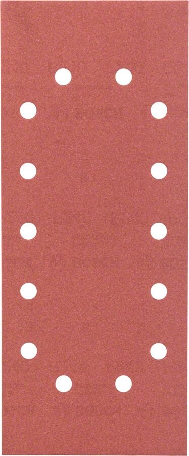 Bosch - Titreşimli Zımpara Kağıdı 10'lu, 115 x 280 mm 240 Kum 14 Delik
