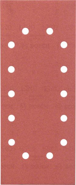 Bosch - Titreşimli Zımpara Kağıdı 10'lu, 115 x 280 mm 240 Kum 14 Delik